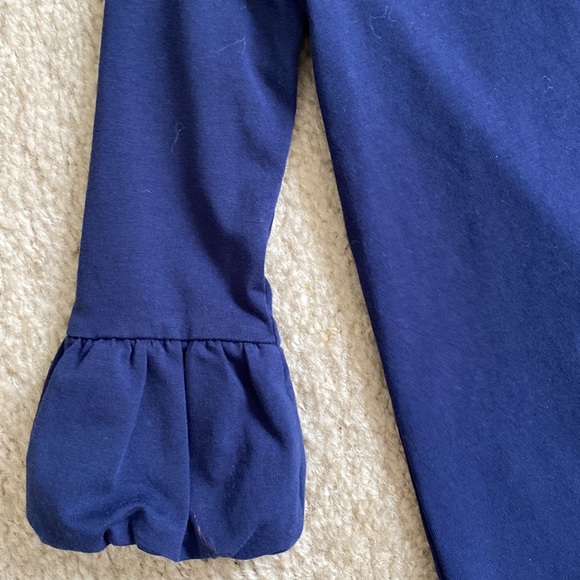 Matilda Jane navy puff sleeve top - Picture 4 of 7